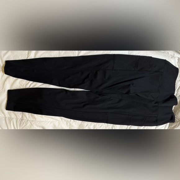 Halara Cloudful™ Fabric High Waisted Double Pockets Plain Leggings - Black - Picture 10 of 10